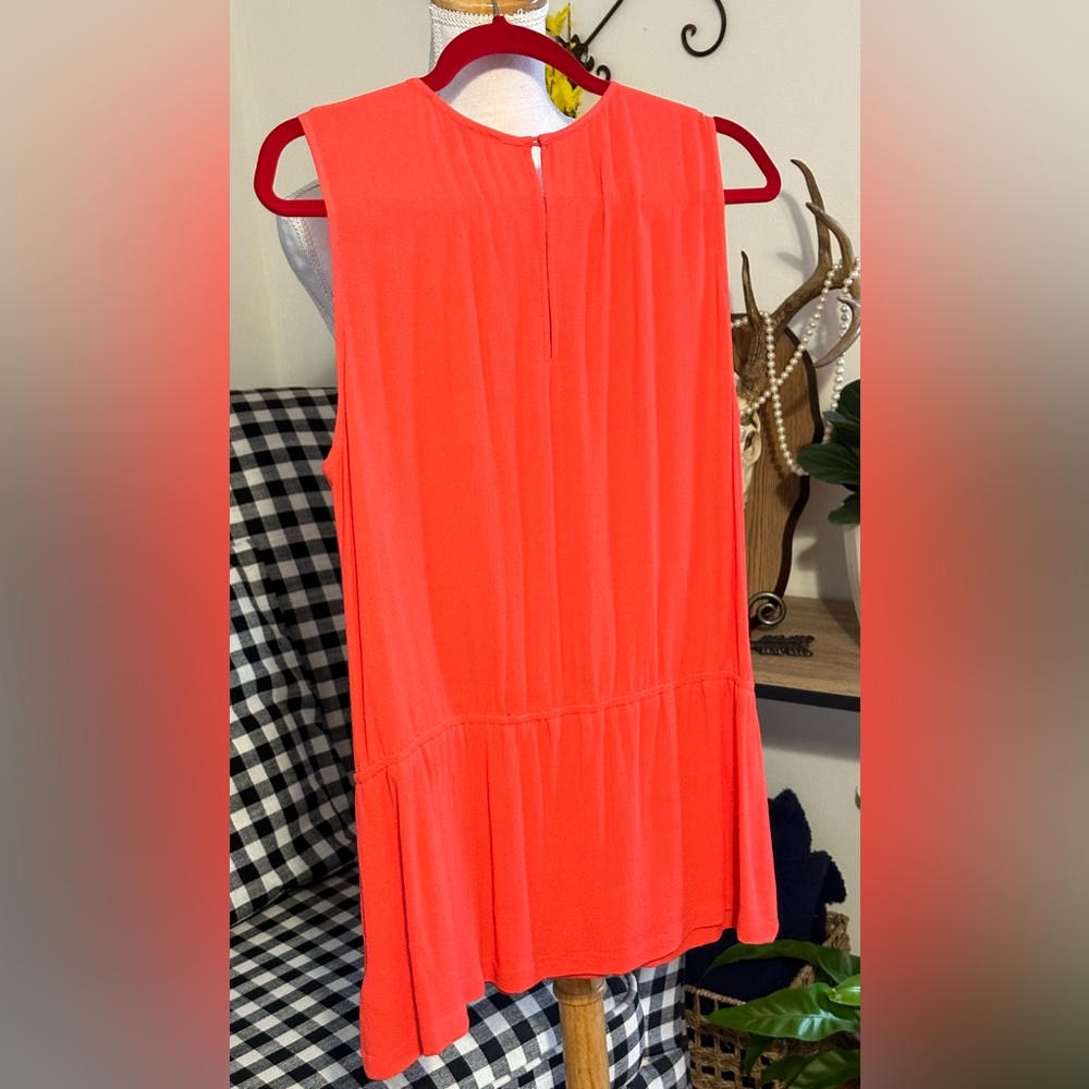 Michael Kors Size Large Tangerine Colored Blouse